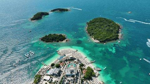 Ksamil Islands drone